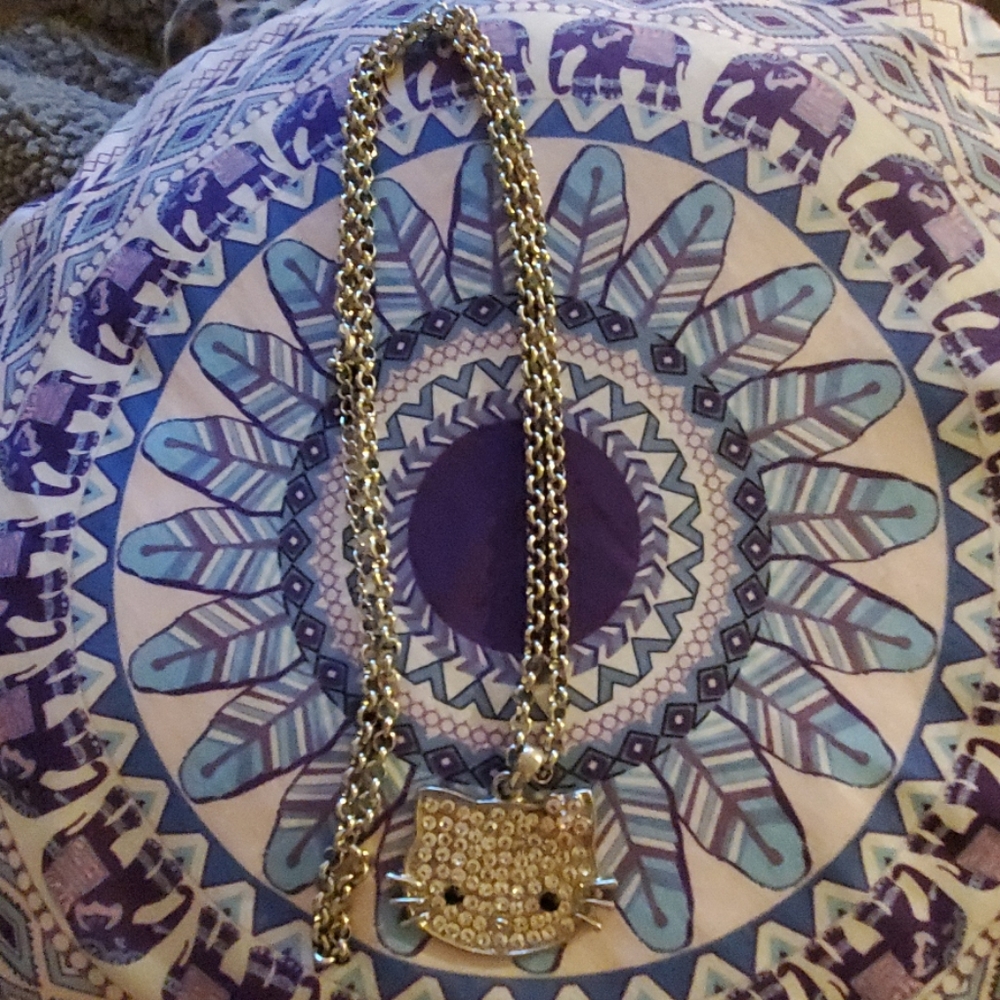 💖💓Hello kitty long chain necklace